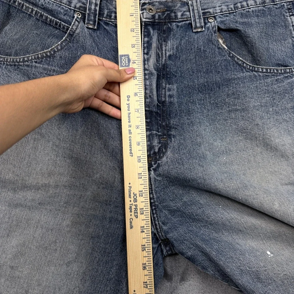 Wrangler Carpenter Shorts Mens 38 Blue Denim Five Star Premium Utility Rugged